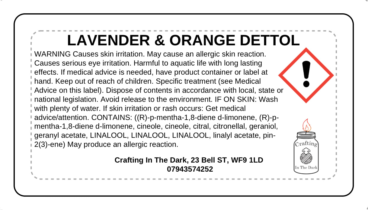 LAVENDER & ORANGE DETTOL HOUSE BLEND