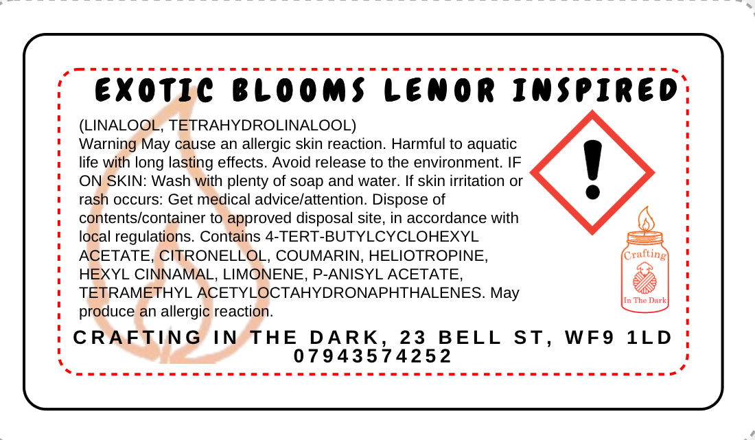 EXOTIC BLOOMS LENOR INSPIRED